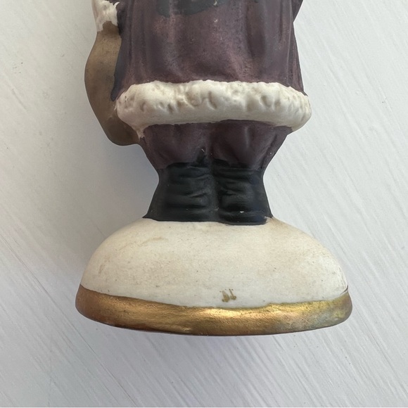 Old Fashioned Santa Claus Porcelain Figurine England 1905 Christmas Holiday Gift - Picture 9 of 13